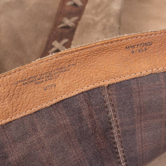 Born Women Ali Brown Distress Suede Farm Riding Knee Boots sz 9US EUR40 - Picture 9 of 10